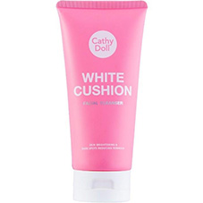 Тайская пенка для умывания лица с муцином улитки и экстрактами ягод Cathy Doll White Cushion Facial Cleanser 120 ml.