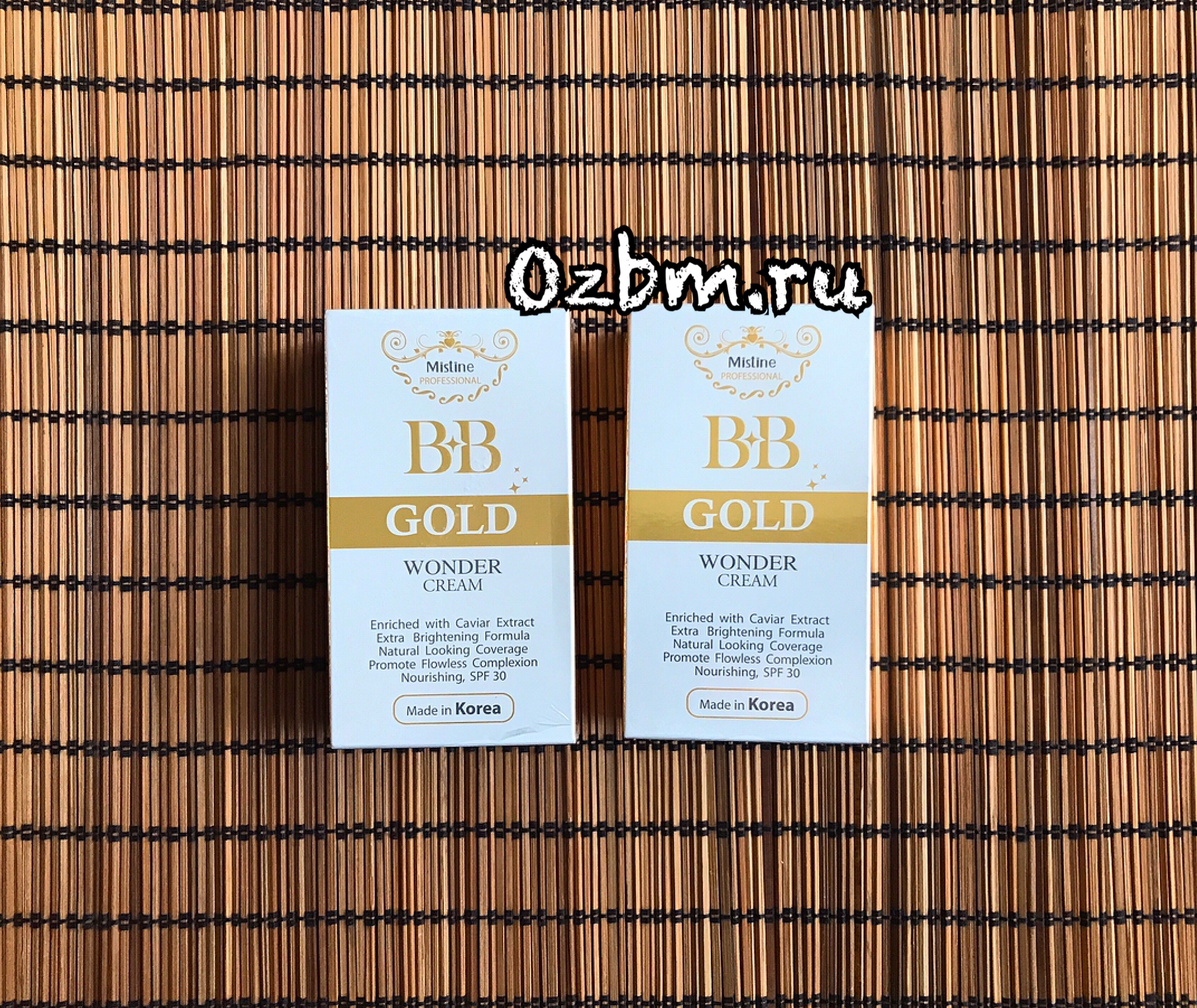 Тайский BB крем для лица Золотой MISTINE BB GOLD Wonder cream 15 гр.