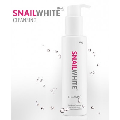 Тайское очищающее средство для лица с фильтратом секреции улитки NAMU LIFE SNAIL WHITE CLEANSING 151 мл.